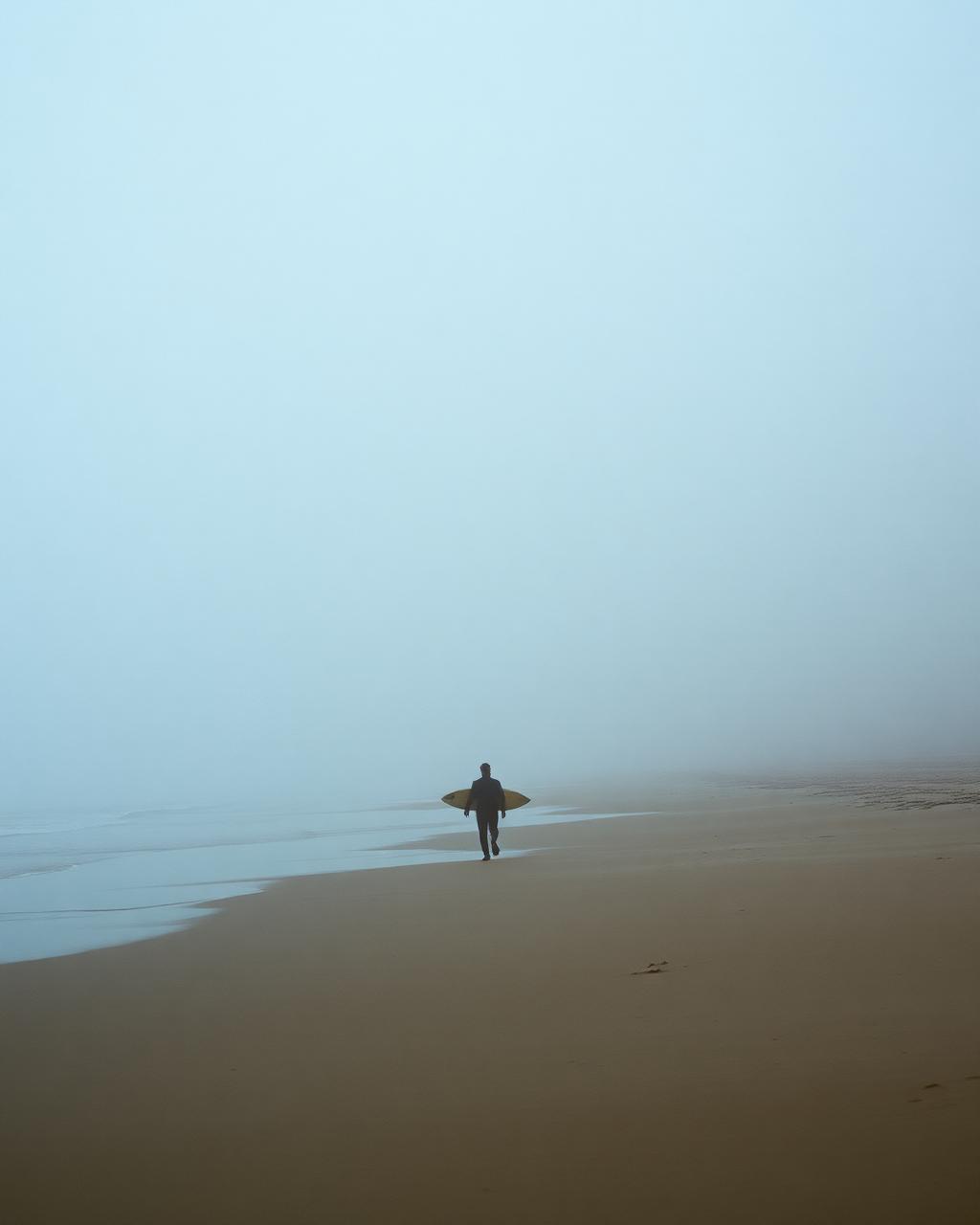 Empty fog. No one but us.